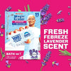 Mr. Clean Magic Eraser Sponge Bathroom Cleaner 2 in 1 Bath Lavender