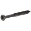 Hillman Group Project Center Square Drive Black Phosphate Trim Screws