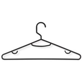 Recycled Plastic Hangers, Black, 15-Pk.