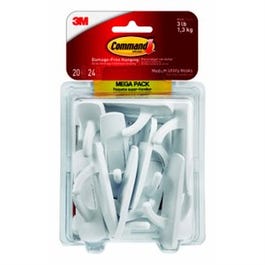 Utility Hooks, Medium, 20-Pk.