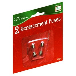 Replacement Fuse, For Standard Christmas C7 & C9 Light Set, 5-Amp, 2-Pk.
