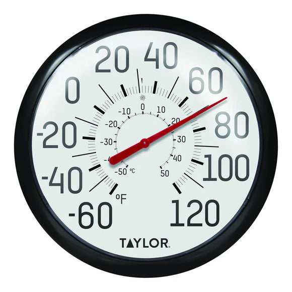 Taylor Big & Bold Dial Outdoor Thermometer
