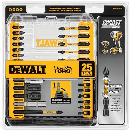 Dewalt Flextorq™ 25 Piece Impact Ready® Screwdriving Set