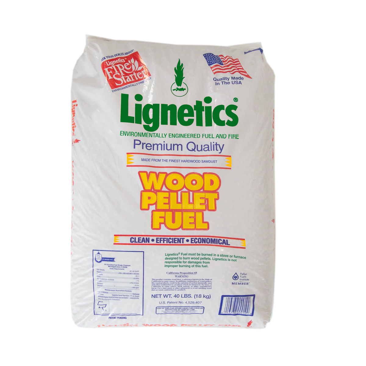 Lignetics Lignetics Premium Wood Fuel Pellets - Northampton, MA - Foster Farrar Co.