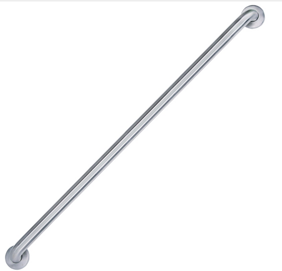 Boston Harbor SG01-01&0148 Safety Grab Bar, 48 in L Bar, Stainless Steel, Wall Mounted Mounting