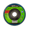 Forney Curved Edge Flap Disc, 4-1/2 in x 7/8 in, 60 Grit