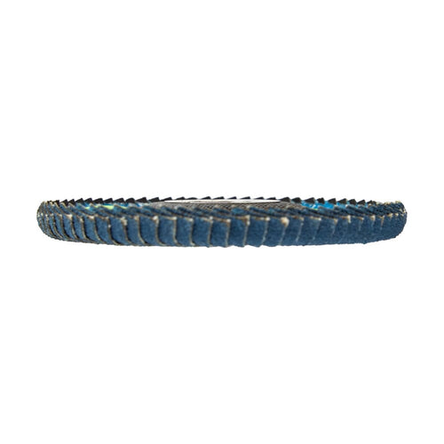 Forney Curved Edge Flap Disc, 4-1/2 in x 7/8 in, 80 Grit