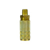 Forney Industries Lincoln Style Coupler, 1/4 in x 1/4 in MNPT