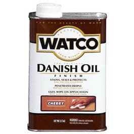 Danish Oil Wood Finish, Cherry, 1-Qt.