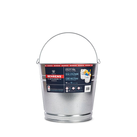 Behrens 14 Quart Galvanized Steel Pail (11.63