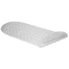 Bath Mat, Bubble, Clear Rubber, 15 x 34-1/2-In.