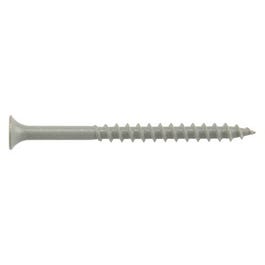 Fas-N-Tite Exterior Wood Screws, Gray Ceramic, 2.5-In. x #10, 1-Lb.