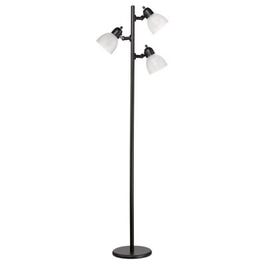 LED Tree Floor Lamp, Black, 63-In.