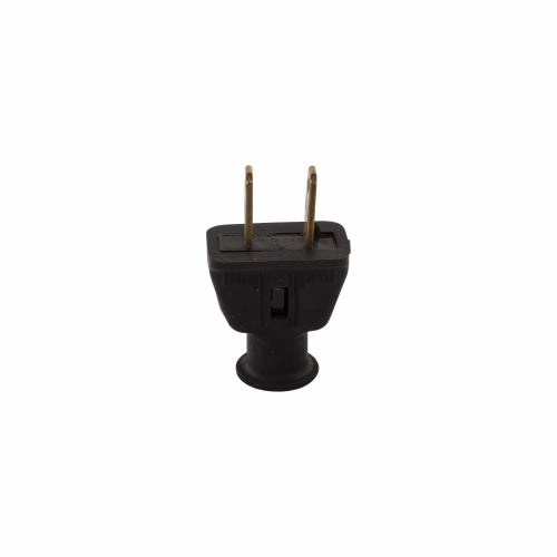 Eaton Cooper Wiring Straight Blade Plug 15A, 125V Black