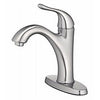 Lavatory Faucet With Plastic Pop-Up, Single Lever, PVD Chrome