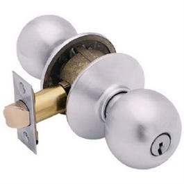 Orbit Entry Lockset, Satin Chrome