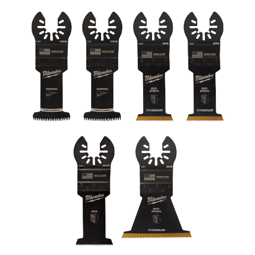 Milwaukee® Open-Lok™ Multi-Tool Blade (49-10-9006 - 3 PC / Variety Pack)