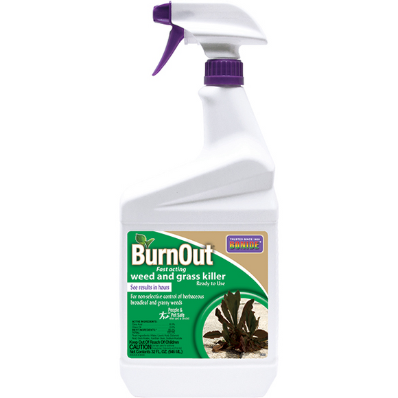 BURNOUT WEED & GRASS KILLER READY-TO-USE 1 QT (0.389 lbs)