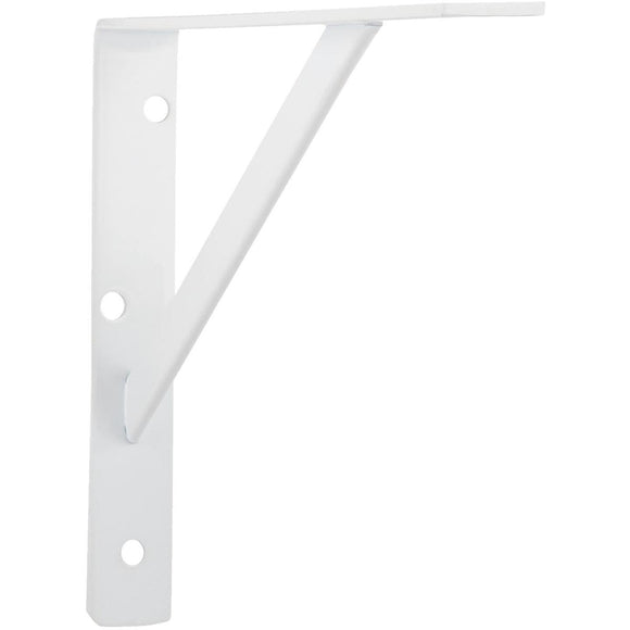 John Sterling 208 Series 12 In. D. x 8 In. H. White Steel Ultimate L-Bracket