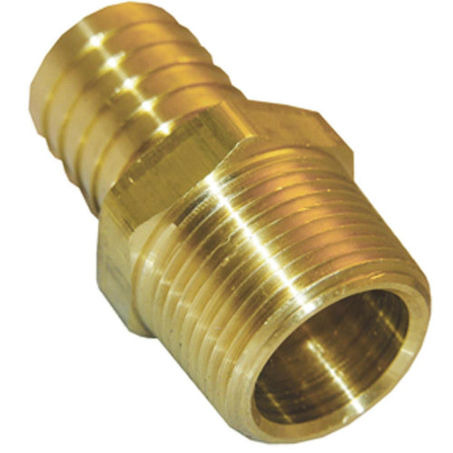 Lasco 3/4 In. MPT x 3/4 In. Brass Hose Barb Adapter