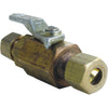 Lasco 1/4 In. C x 1/4 In. C Brass Compression Ball Valve