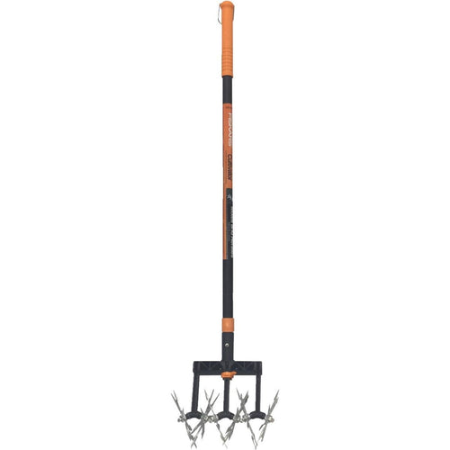 Fiskars 6-Tine 60 In. Steel Handle Extendable Garden Cultivator