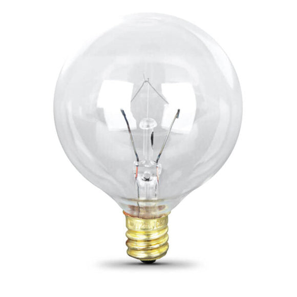 Feit Electric 60 Watt Incandescent G16 1/2 (60 Watt)